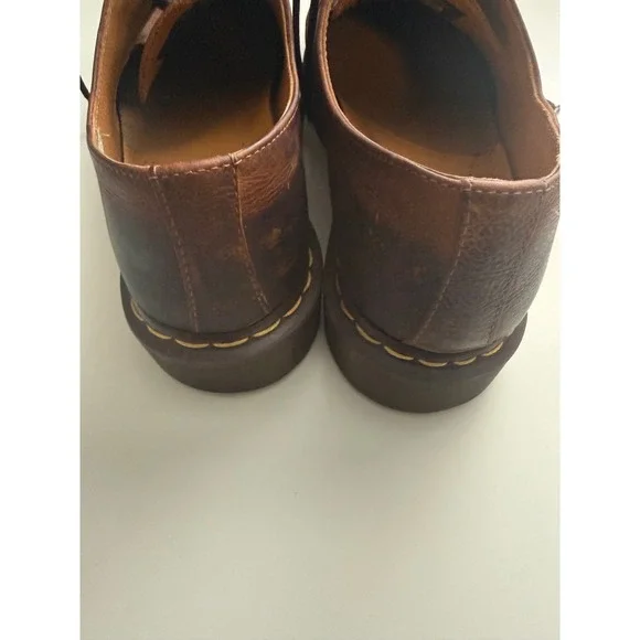 Dr Martens 1461 Mens Leather Brown Oxford Shoes 10 US M - Picture 3 of 11